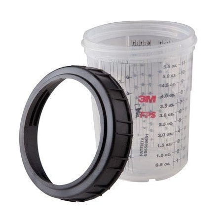 3M 3M PPS Mini Cup & Collar, 16115, 2 cups per box, 4PK 7000028417